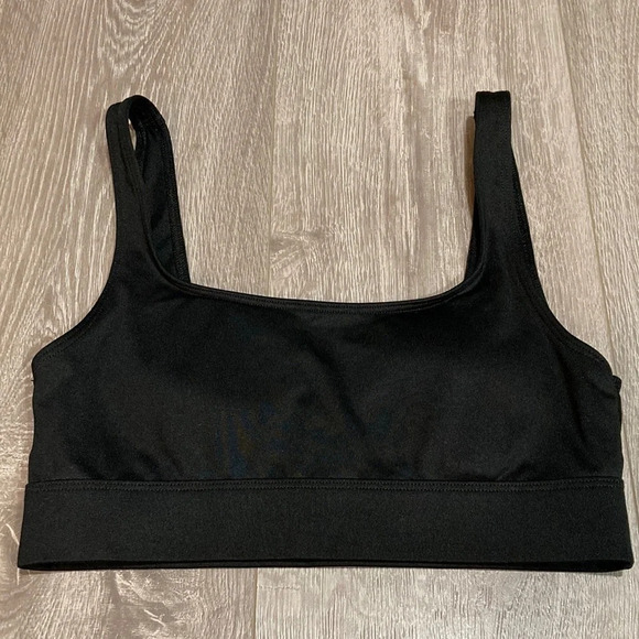 PINK Victoria’s Secret Ultimate lightly lined black sports bra S - Picture 1 of 10